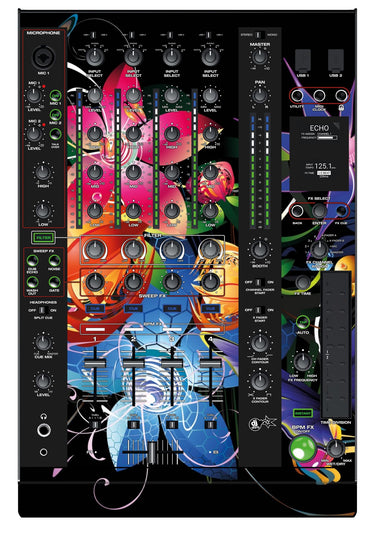 Denon DJ X 1800 Skin Lotus Garden